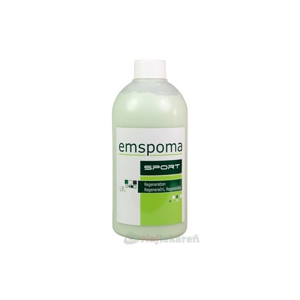 Emspoma masážní emulze regenerační zelená Z 500 ml