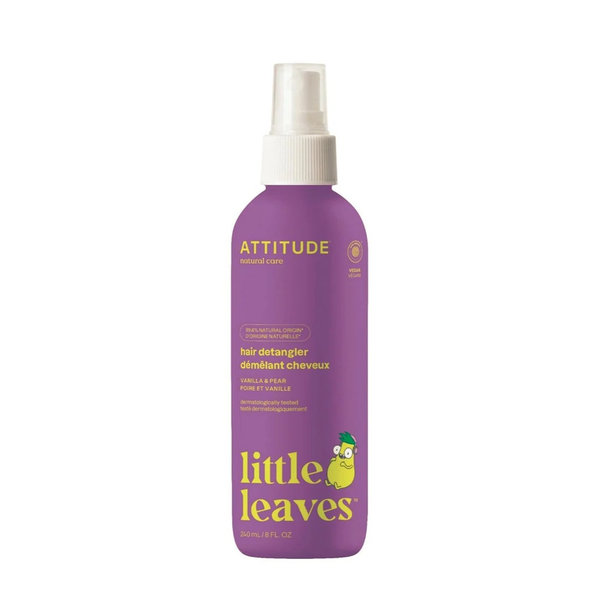 Attitude Little Leaves sprej pro rozčesávání vanilka a hruška 240 ml