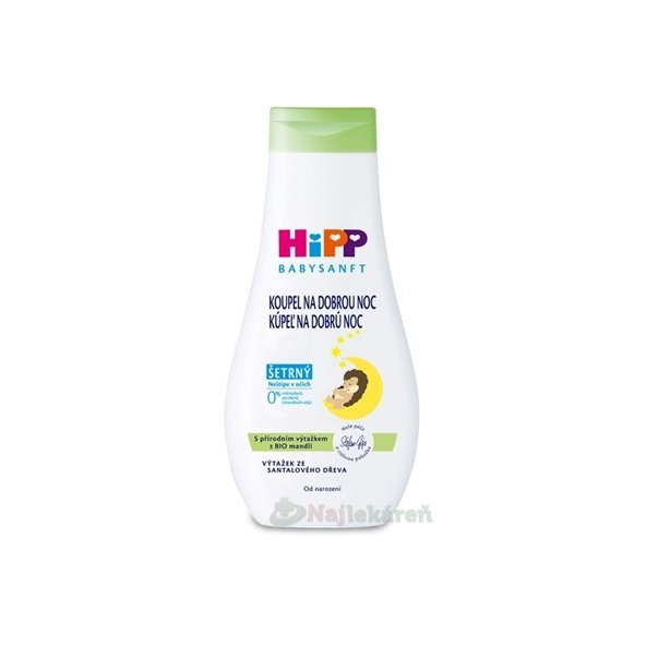 HiPP Babysanft koupel na dobrou noc 350 ml