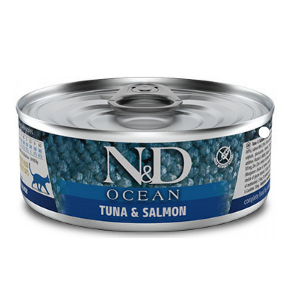 Farmina N&D Ocean tuňák losos konzerva pro kočky 70 g