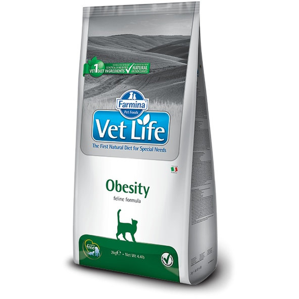 Farmina Vet Life Cat Obesity granule pro kočky 2 kg