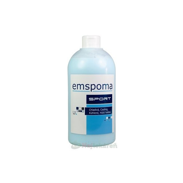 Emspoma masážní emulze chladivá modrá M 1000 ml
