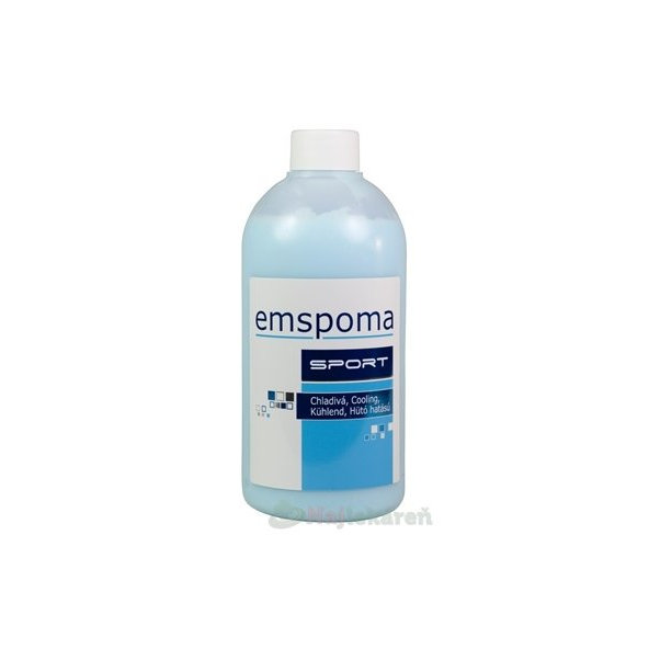 Emspoma masážní emulze chladivá modrá M 500 ml