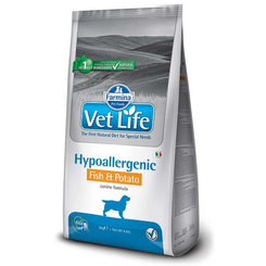 Farmina Vet Life Dog Hypoallergenic Fish brambory 2 kg
