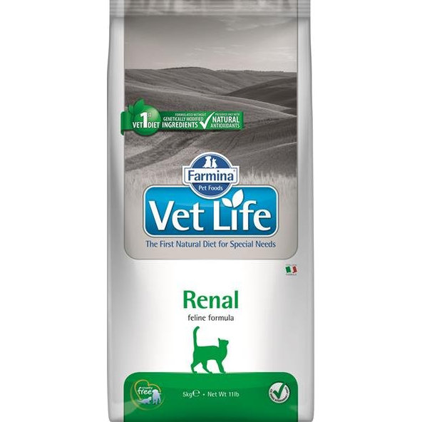 Farmina Vet Life Cat Renal granule pro kočky 5 kg