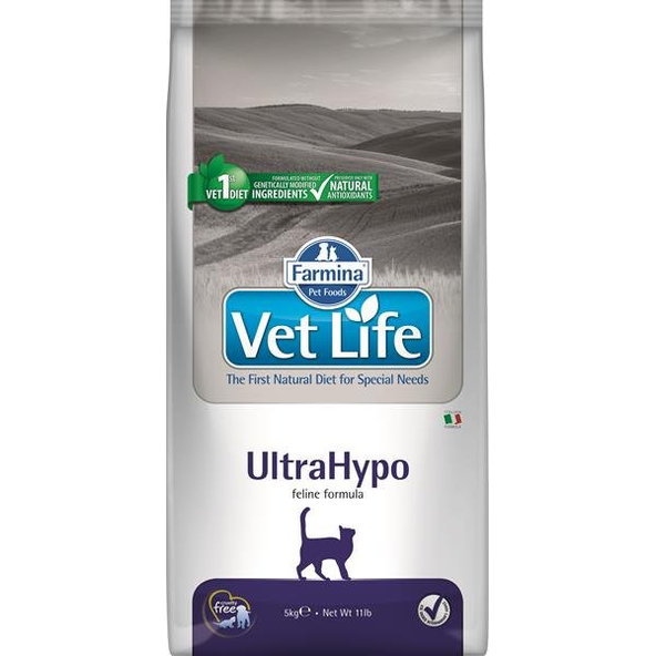 Farmina Vet Life Cat UltraHypo granule pro kočky 5 kg