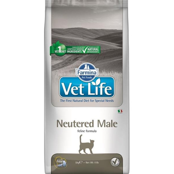 Farmina Vet Life Cat Neutered Male granule pro kocoury 5 kg