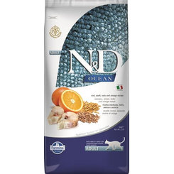 Farmina N&D Ocean Adult treska špalda oves pomeranč 5 kg