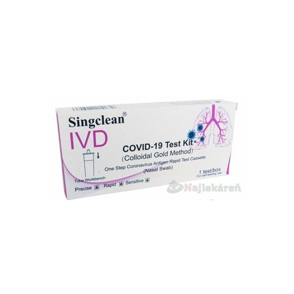 Singclean COVID-19 antigenní test z nosu