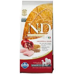 Farmina N&D AG Senior Medium Maxi kuře špalda oves 12 kg