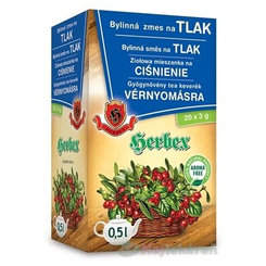 HERBEX čaj krevní tlak bylinný čaj 20x3 g