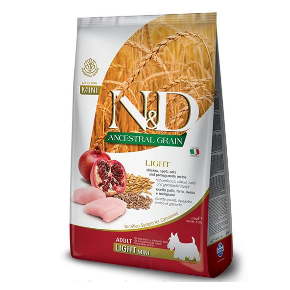 Farmina N&D Adult Mini kuře špalda oves granátové jablko 0,8 kg