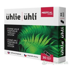 MEDICAL Zone ČERNÉ UHLÍ s mátou 30 kapslí