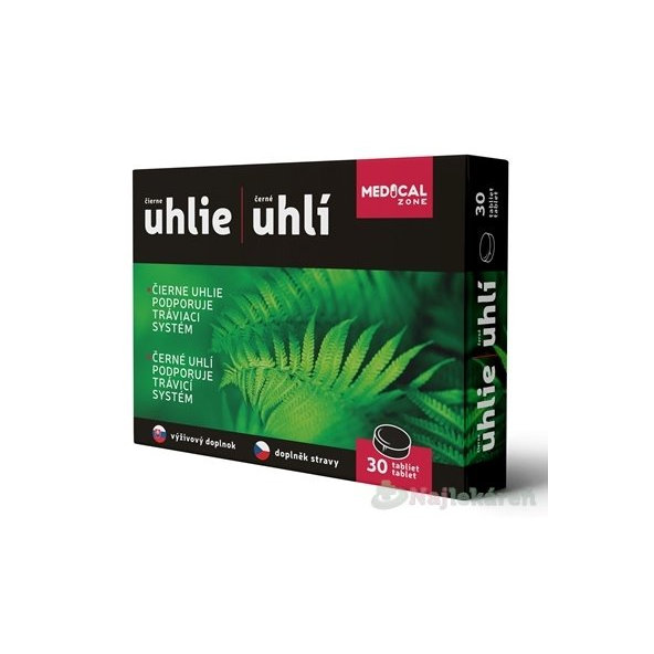 MEDICAL Zone ČERNÉ UHLÍ 30 tablet