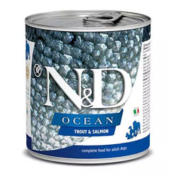 Farmina N&D Ocean pstruh losos konzerva pro psy 285 g