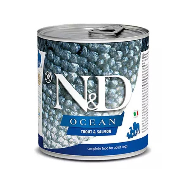 Farmina N&D Ocean pstruh losos konzerva pro psy 285 g