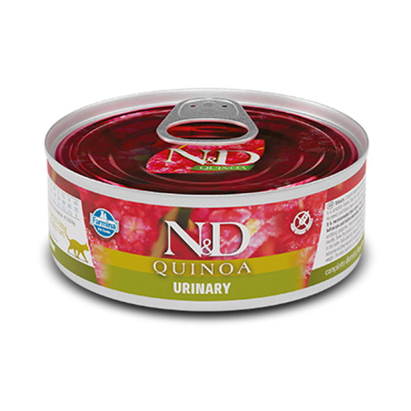 Farmina N&D Quinoa Urinary konzerva pro kočky 80 g