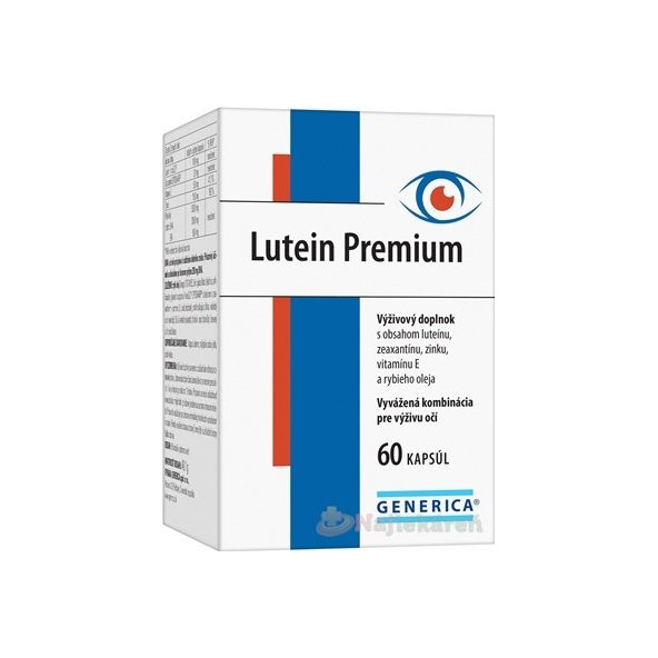 Generica Lutein Premium 60 kapslí