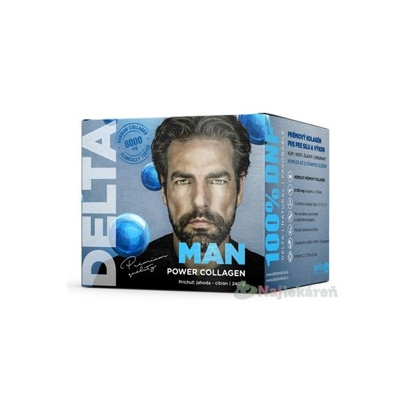 DELTA Man Power kolagén rozpustný prášok 240 g