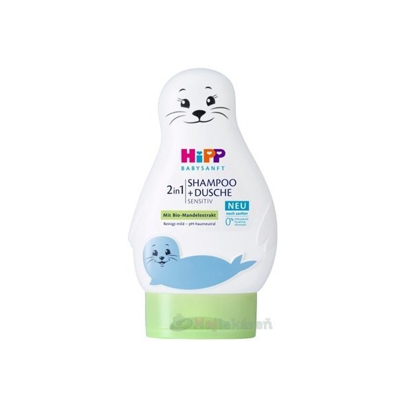 HiPP Babysanft šampon na tělo a vlasy 2v1 200 ml