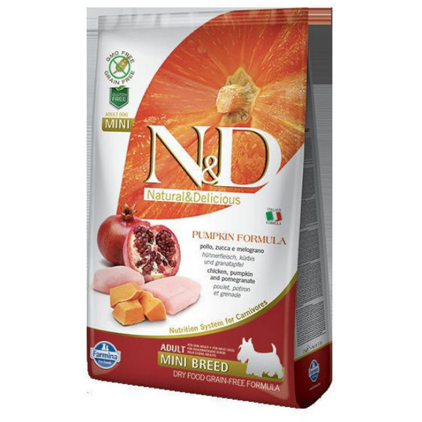 Farmina N&D Pumpkin Adult Mini kuře granátové jablko 7 kg