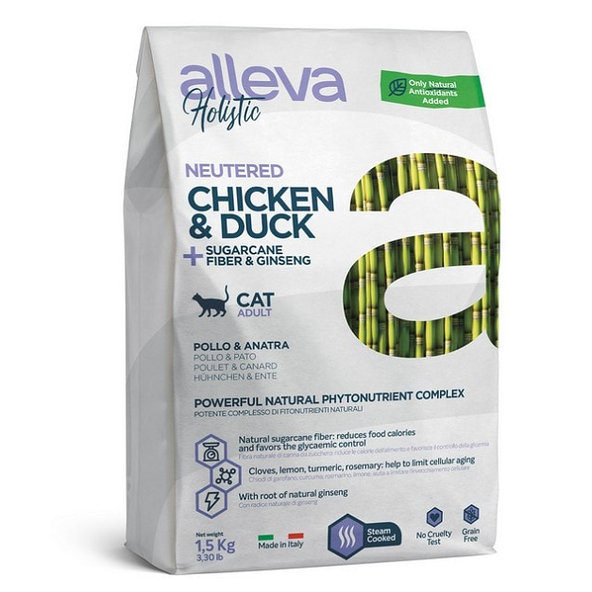Alleva Holistic Cat Neutered granule pro kastrované kočky 1,5 kg
