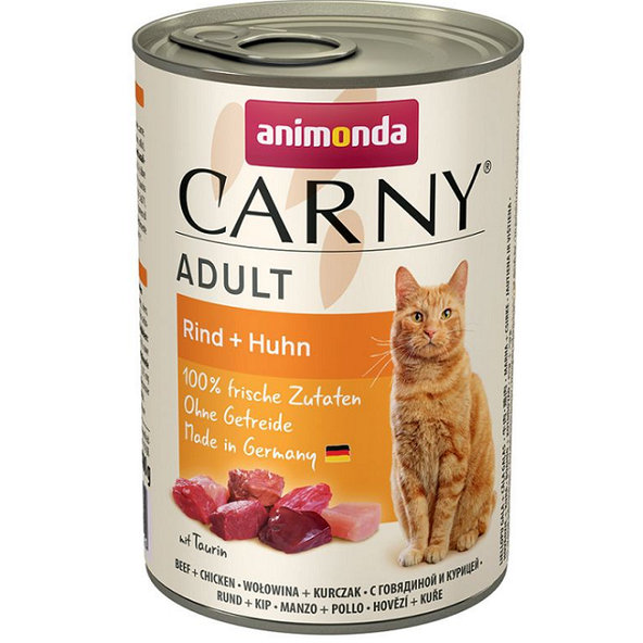 Animonda Carny® Adult hovězí a kuře 6x400 g