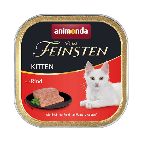 Animonda Vom Feinsten Kitten vanička pro koťata hovězí 16x100 g