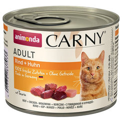 Animonda Carny® Adult konzerva pro kočky hovězí a kuře 6x200 g