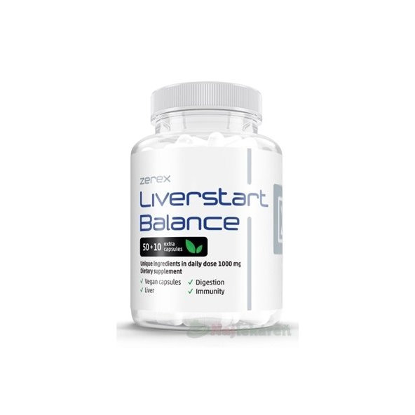 Zerex Liverstart Balance 60 kapslí