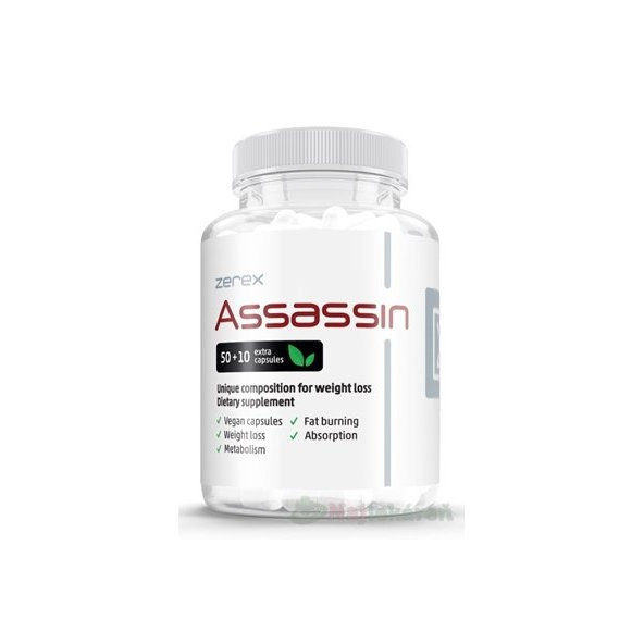 Zerex Assassin regulácia hmotnosti 60 tabliet