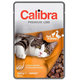 Calibra Premium Cat Adult kachna a kuře v omáčce kapsička 24×100 g