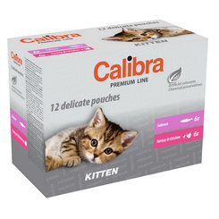 Calibra Premium Cat Kitten kapsička Multipack 12×100 g