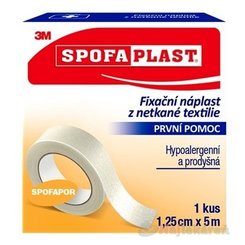 3M Spofaplast 731 náplast fixační netkané textilie 1,25 cm x 5 m