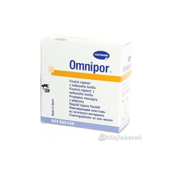 Omnipor fixační náplast z netkané textilie 1,25 cm × 5 m 1 ks