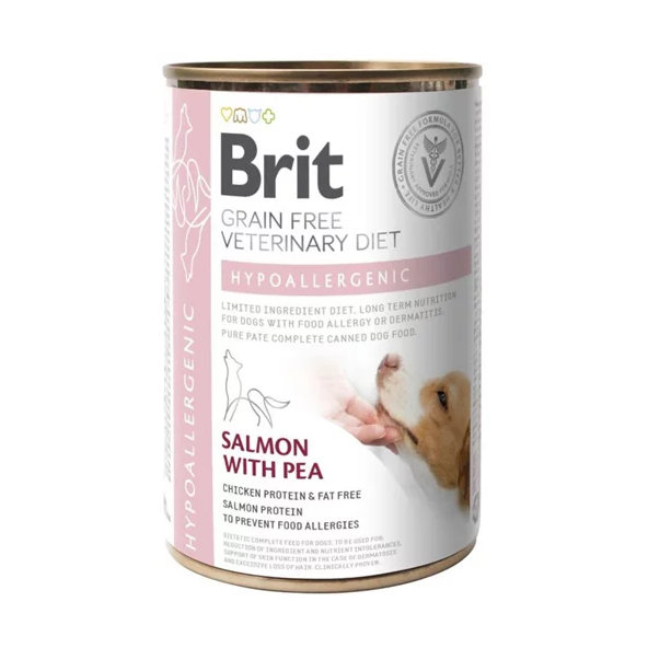 Brit Veterinary Diets GF konzerva pro psy Hypoallergenic 400 g