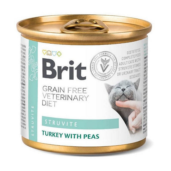 Brit Veterinary Diets GF konzerva pro kočky Struvite 200 g
