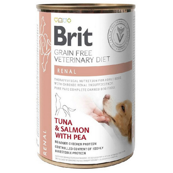 Brit Veterinary Diets GF konzerva pro psy Renal 400 g