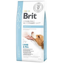 Brit Veterinary Diets GF granule pro psy Obesity 12 kg