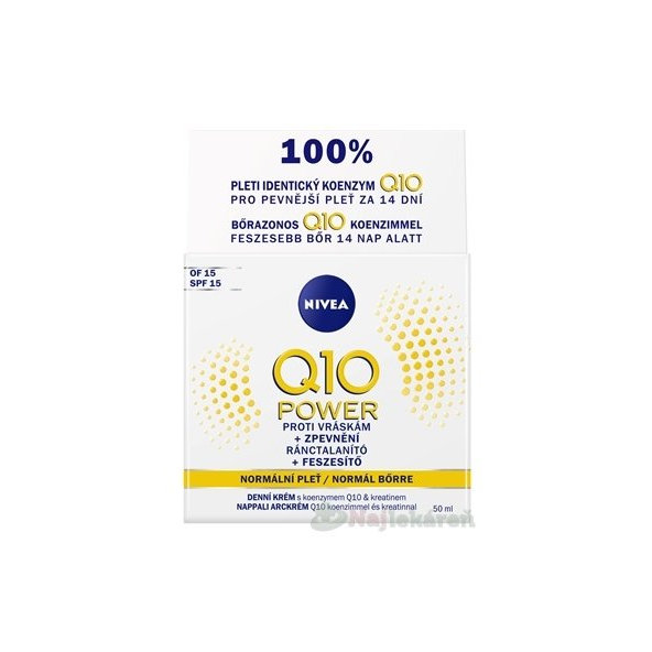 NIVEA Q10 POWER denní krém SPF 15 normální pleť 50 ml