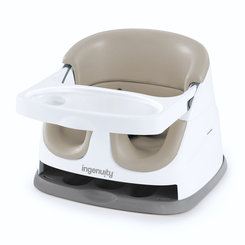 Ingenuity podsedák na židli 2v1 Baby Base Cashmere 6 m+ do 22 kg