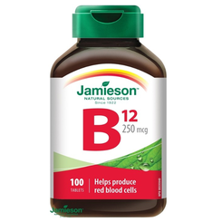 Jamieson Vitamin B12 methylkobalamin 250 µg 100 tablet