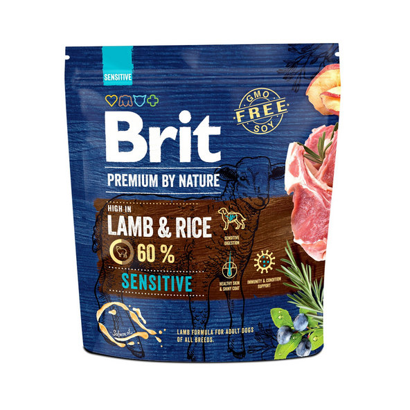 Brit Premium by Nature dog Sensitive Lamb 1 kg