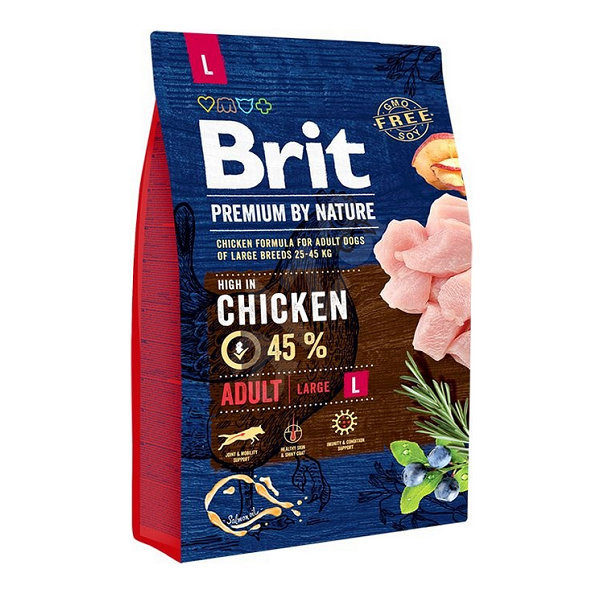 Brit Premium by Nature dog Adult L 3 kg