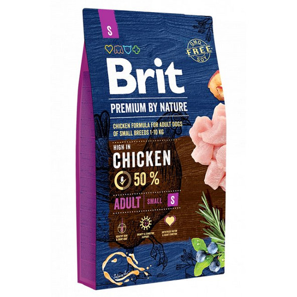Brit Premium by Nature dog Adult S 8 kg