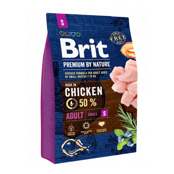 Brit Premium by Nature dog Adult S 3 kg