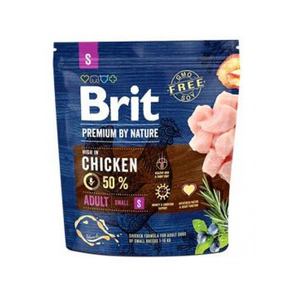 Brit Premium by Nature dog Adult S 1 kg