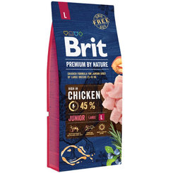Brit Premium by Nature dog Junior L 15 kg
