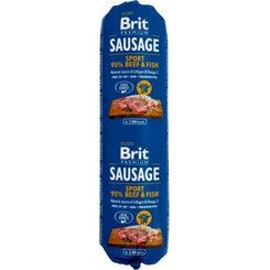 Brit Dog salám Beef & Fish Sport Formula 800 g