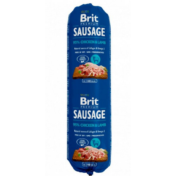 Brit Dog salám Chicken & Lamb 800 g